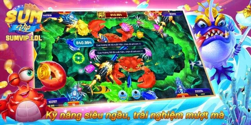 Chọn súng phù hợp và săn cá đỉnh cao cùng Vương Giả Vĩnh Diệu tại Sumvip!
